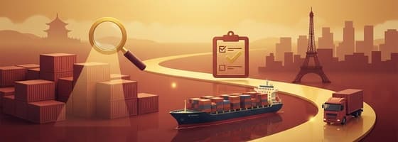 Processus complet import Chine : sourcing, contrôle qualité, transport